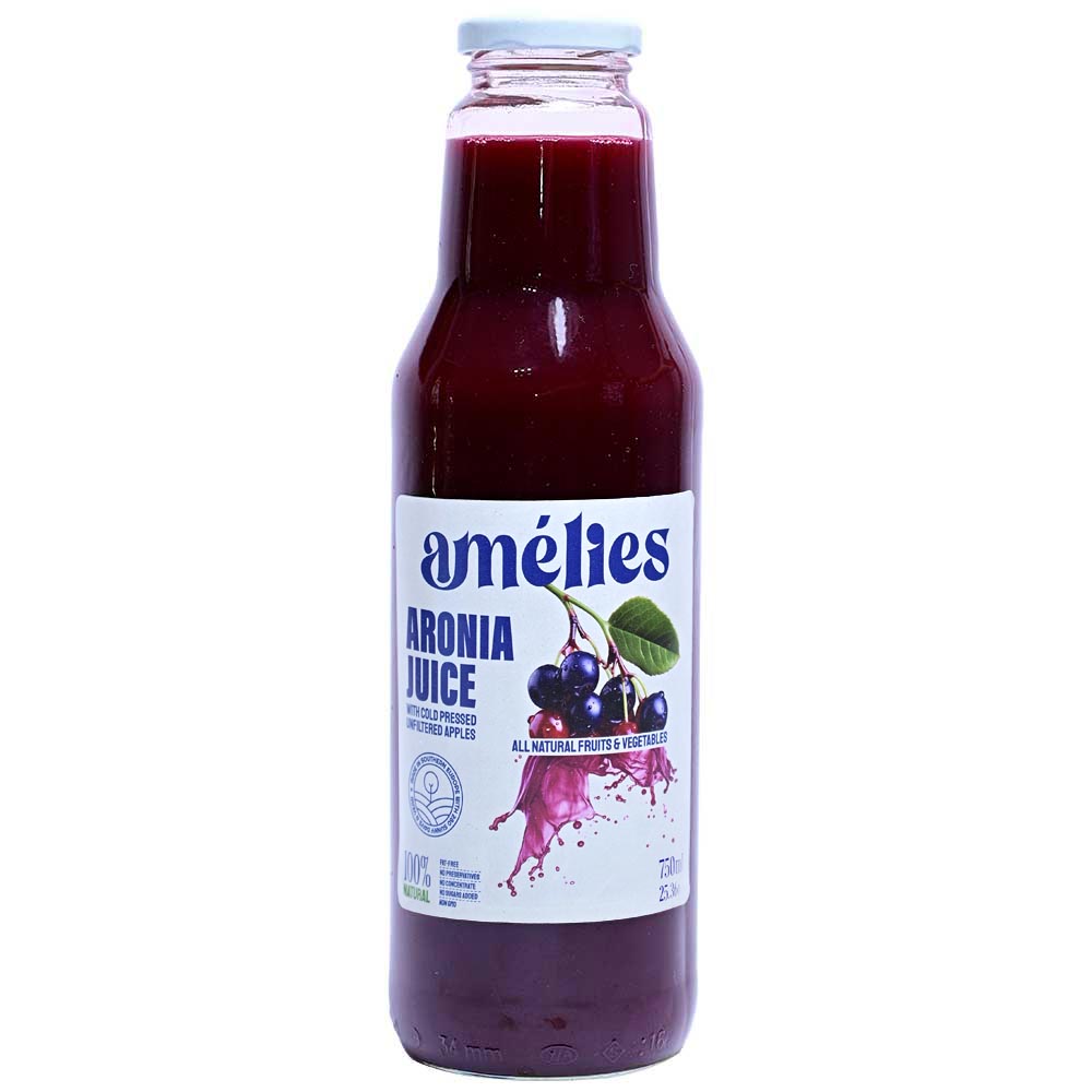 AMELIE'S Cloudy Apple & Aronia Juice 750ml