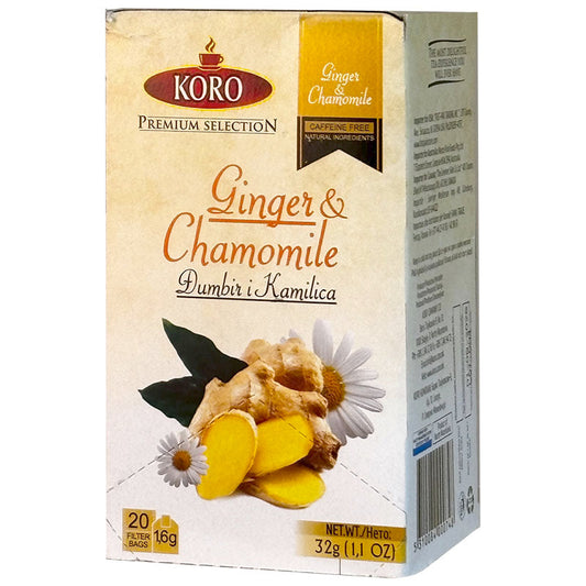 KORO Premium Tea - Ginger & Chamomile 32g / 1.1oz