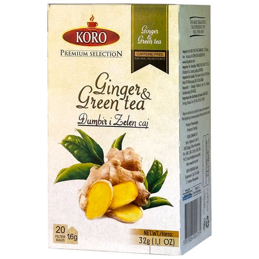 KORO Premium Tea - Ginger & Green Tea 32g / 1.1oz