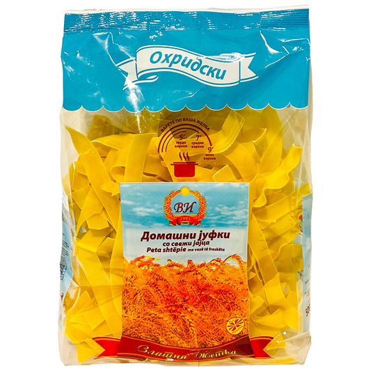 OHRID'S Homemade Wide Noodles w/ Eggs 500g -19W