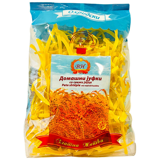 OHRID'S Homemade Medium Noodles w/ Eggs 500g -8M