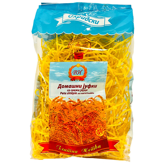 OHRID'S Homemade Fine Noodles w/ Eggs 500g -4F
