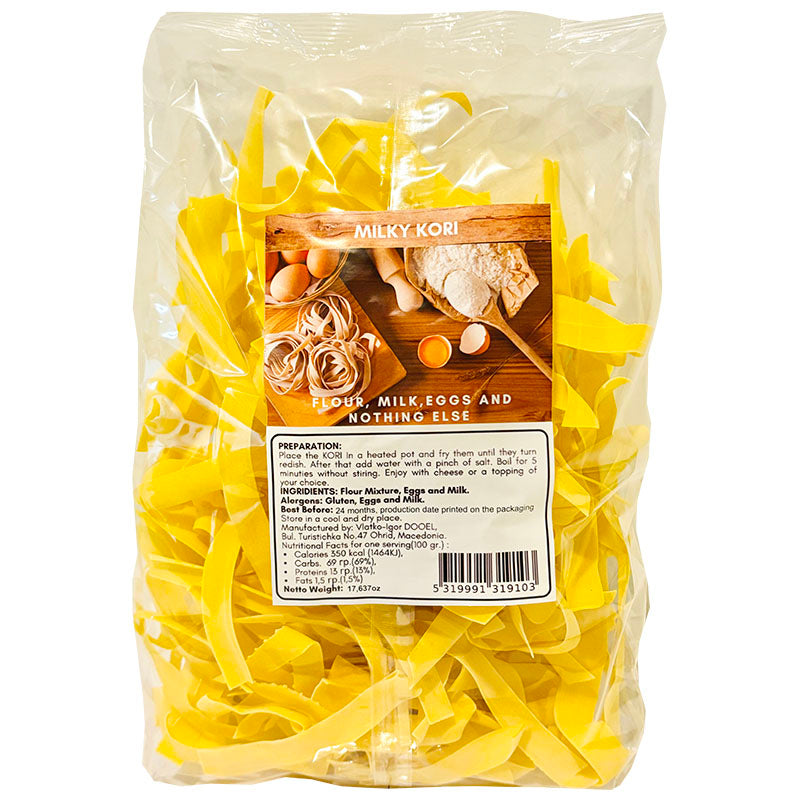 OHRID'S Homemade Extra Wide Noodles w/ Eggs 500g -4F