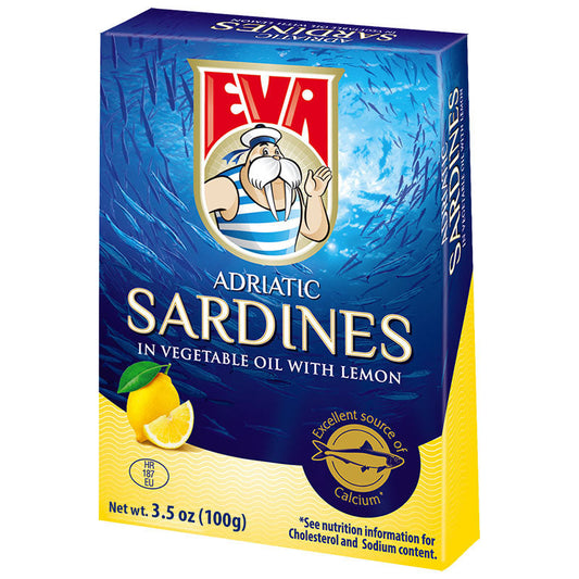 Eva sardine with lemon 115g